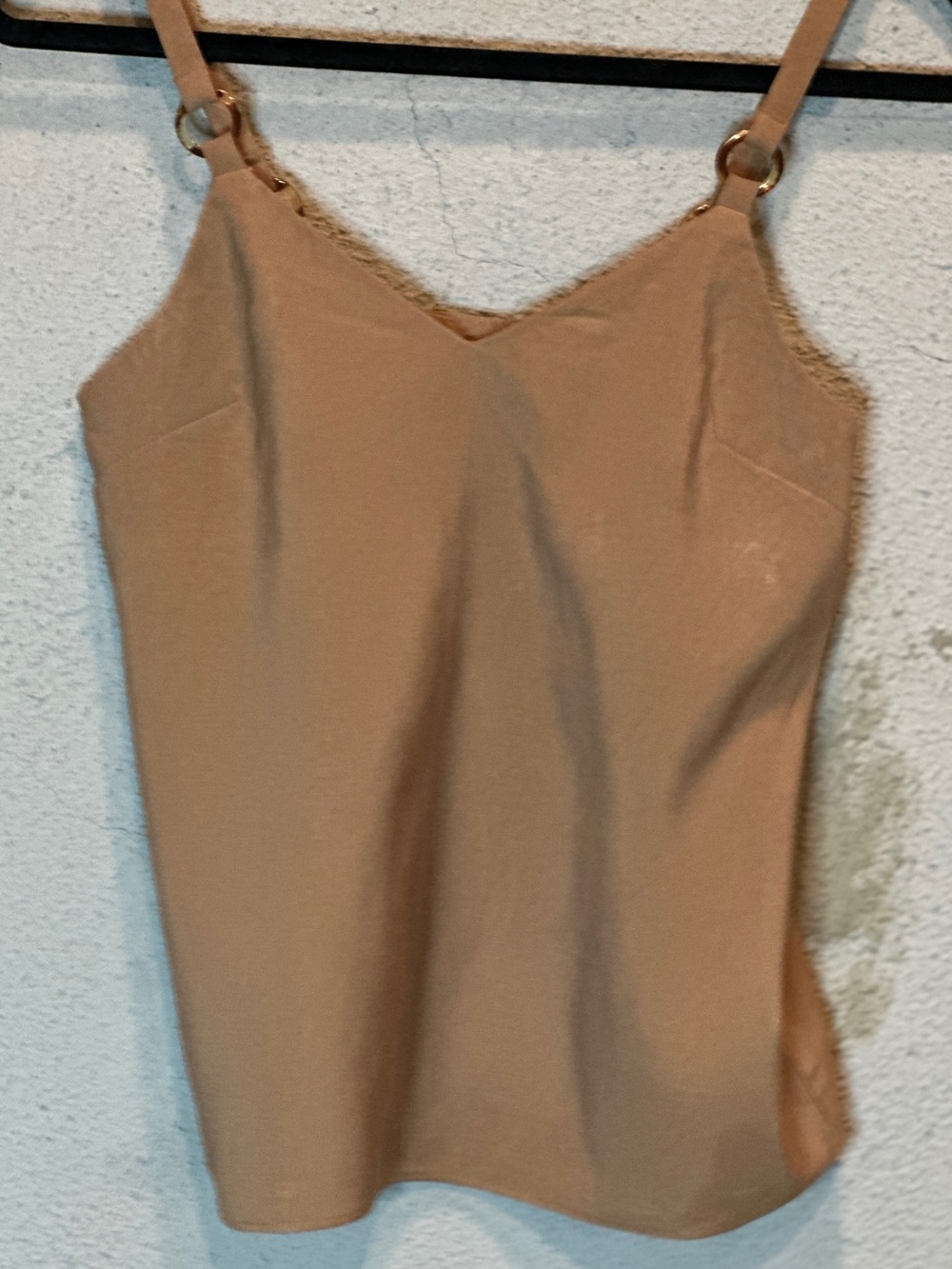 Women’s Cami Top Tan with buttons